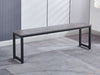 Marble Look Dining Bench 1.4M Grey