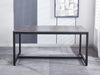 Marble Look Dining Table 1.6M Grey