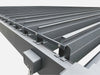 Louvre Roof Pergola 3x4M Grey