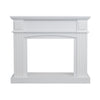 DS Electric Fireplace Suite White Mantel