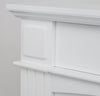 DS Electric Fireplace Suite White Mantel