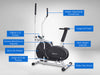 Elliptical Trainer With Saddle