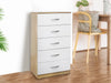 Escot 5 Drawer Tallboy