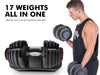 Pair Adjustable Dumbbells 40KG