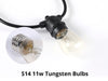 fixed socket festoon light S14 22M Tungsten