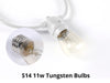 Fixed Socket Festoon Light S14 22M Tungsten White