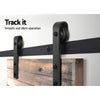 DS NA Sliding Barn Door Hardware Track Set 4m Roller Kit Slide Office Bedroom