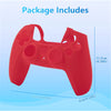 DS PB DOBE PS5 Controller Silicone Skin Cover Protection Case PlayStation Red