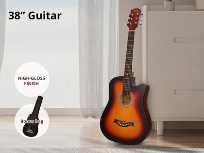 38'' Acoustic Guitar 3TS Color