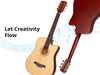 38'' Acoustic Guitar Natural Wood Colour