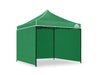 Gazebo C Silver coated roof 3x3m Green