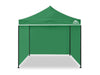 Gazebo C Silver coated roof 3x3m Green