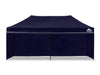 Gazebo C Silver coated roof 3x6m Navy