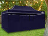 Gazebo Silver coated roof 3x6m Navy