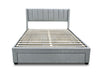 Coronado Queen Bed With Drawers - Light Grey