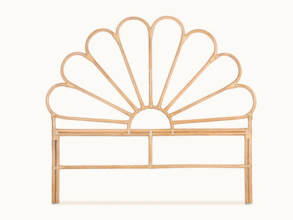 Rattan Headboard Petal - King