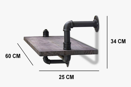 Pipe Shelf 1-Tier