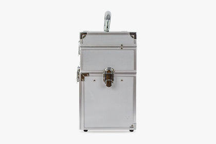 Makeup Case Model 2 Silver With Drawer