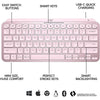 DS PB Logitech MX Keys Mini Wireless Keyboard - Rose