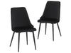 Dining Chair HCD  Velvet Black X2