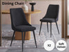 Dining Chair HCD  Velvet Black X2