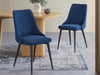 Dining Chair HCD  Velvet Navy X2