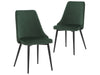 Dining Chair HCD Velvet Emerald Green X2