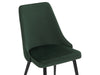 Dining Chair HCD Velvet Emerald Green X2