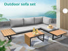 Polyvalent Outdoor Lounge Set Black