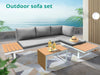 Polyvalent Outdoor Lounge Set White