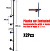 DS BS Industrial Iron Pipe DIY Shelf - 5 Tier