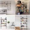 DS BS Industrial Iron Pipe DIY Shelf - 5 Tier