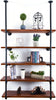 DS BS Industrial Iron Pipe DIY Shelf - 5 Tier