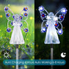 DS BS 4 Pieces Solar Angel Garden Stake Lights