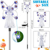 DS BS 4 Pieces Solar Angel Garden Stake Lights