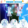 DS BS 4 Pieces Solar Angel Garden Stake Lights