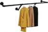 DS BS Wall Mounted Industrial Pipe Garment Rack-130CM