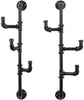 DS BS Industrial Pipe Clothes Holder Hanger-3 Hooks