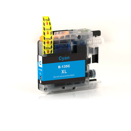 Compatible Ink Cartridge for Brother LC135 LC137 XL - CYAN