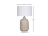 Keramisk Table Lamp Beige