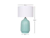 Keramisk Table Lamp Blue