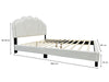 Luciana Double Bed Frame With LED Light