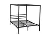 Canopy Queen Size Bed Frame - Black