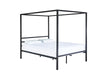 Canopy Queen Size Bed Frame - Black