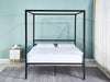 Canopy Queen Size Bed Frame - Black