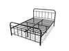 Darcy Double Bed Frame - Metal Black