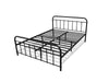 Darcy Queen Bed Frame- Metal Black