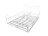 Darcy Queen Bed Frame - Metal White