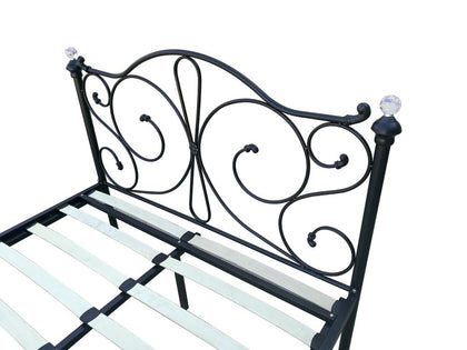 Elizabeth Double Bed Frame - Black