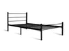 Sol Single Bed Frame - Black